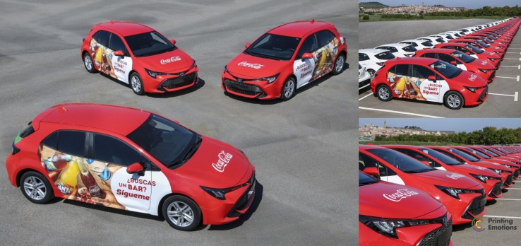 Las flotas de vehículos, una de las grandes especialidades de la compañía, que ahora se ve ampliada con la nueva impresora.