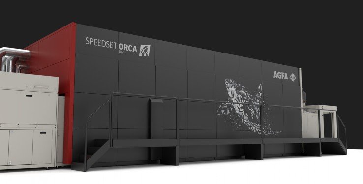 Agfa se introdujo en el segmento del cartón plegable con la SpeedSet Orca.