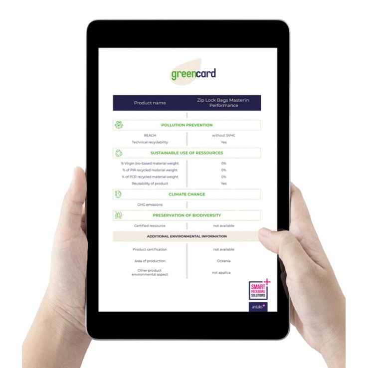 Green Card proporciona a los clientes información medioambiental exhaustiva sobre los productos de Antalis.