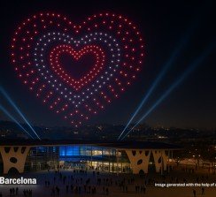 ISE llevará por primera vez su actividad al cielo con un espectáculo protagonizado por 600 drones.