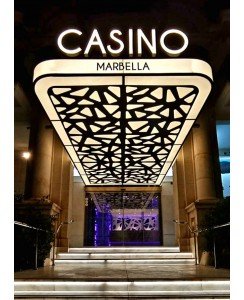 Proyecto de decoración en el Casino de Marbella, con nueva iluminación eficiente.