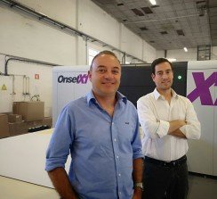 Raphael Giovanella (izquierda), CEO de Imacx y Nuno Almeida, director general.