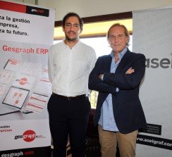 Luis Herrero, asesor fiscal de la firma Grupo Alcázar, y Enrique López, presidente de ASEIGRAF.