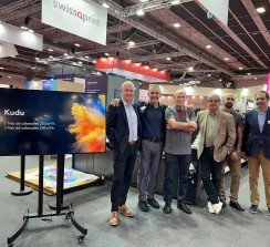 El equipo de profesionales de swissQprint España que estará en el stand para atender y asesorar a los profesionales que visiten la feria.