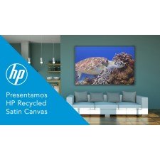 Presentamos HP Recycled Satin Canvas
